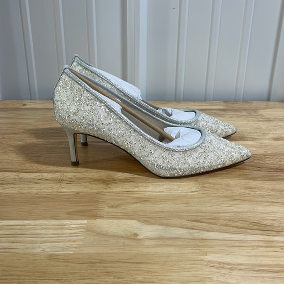 Nina Nikki YM Silver Mesh Size 8.5 - Picture 4 of 5